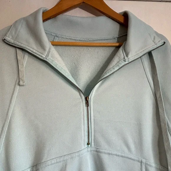 Light Blue Quarter-Zip Pullover - Picture 2 of 7